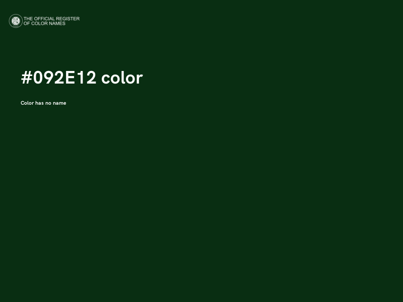 #092E12 color image