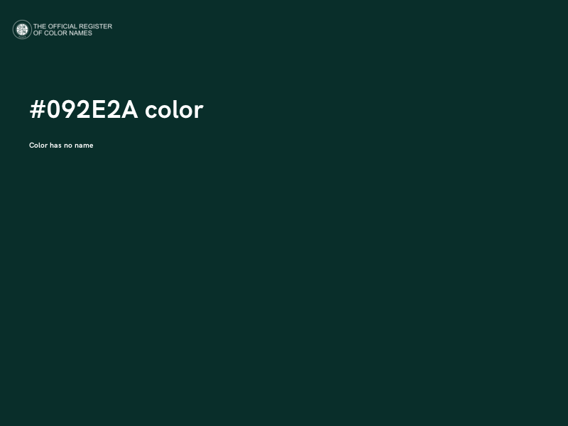 #092E2A color image