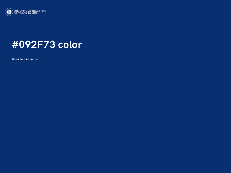 #092F73 color image