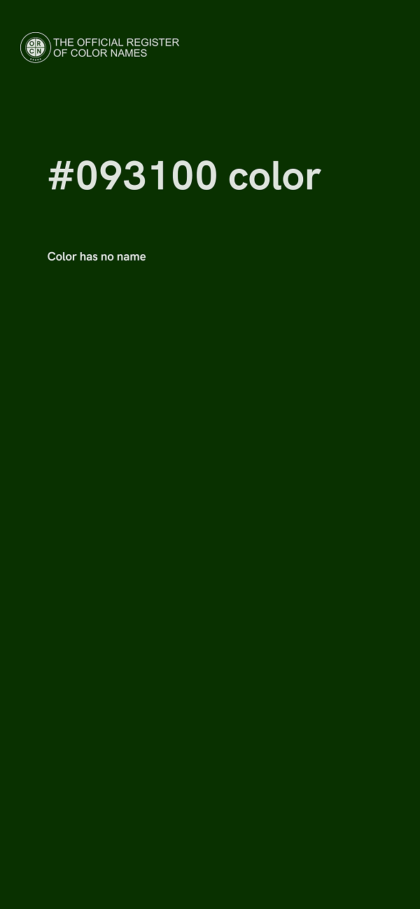 #093100 color image