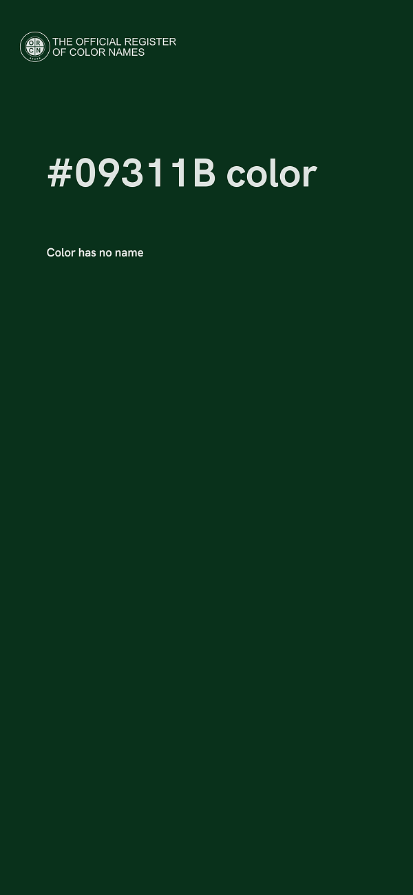 #09311B color image