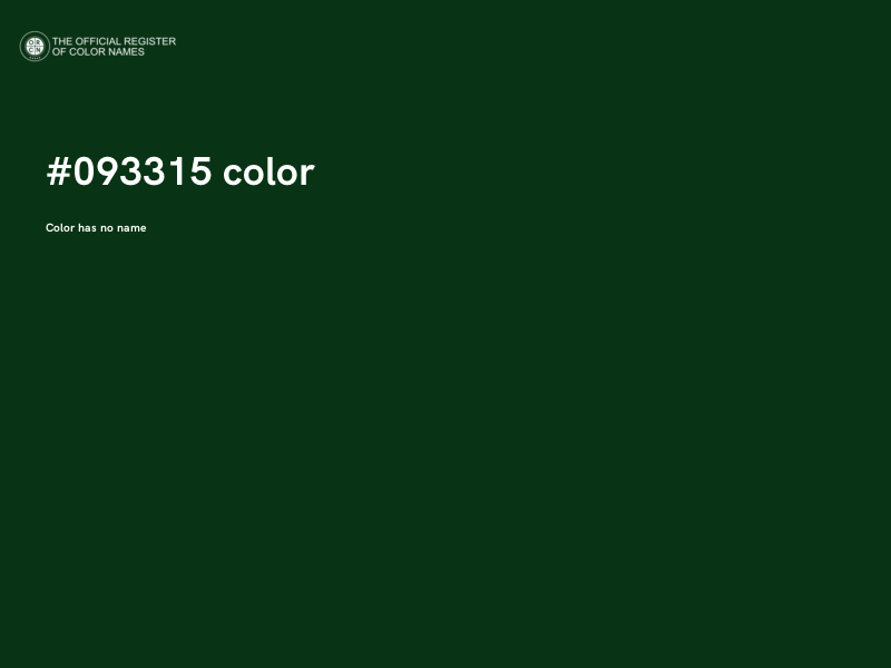 #093315 color image