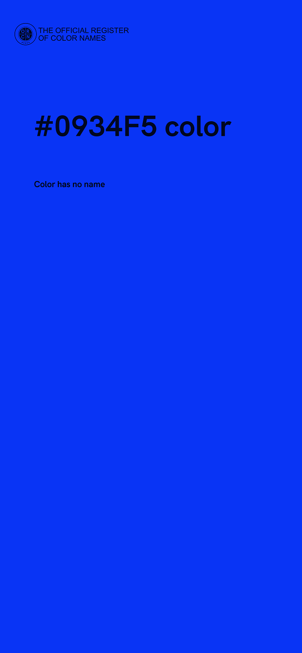 #0934F5 color image