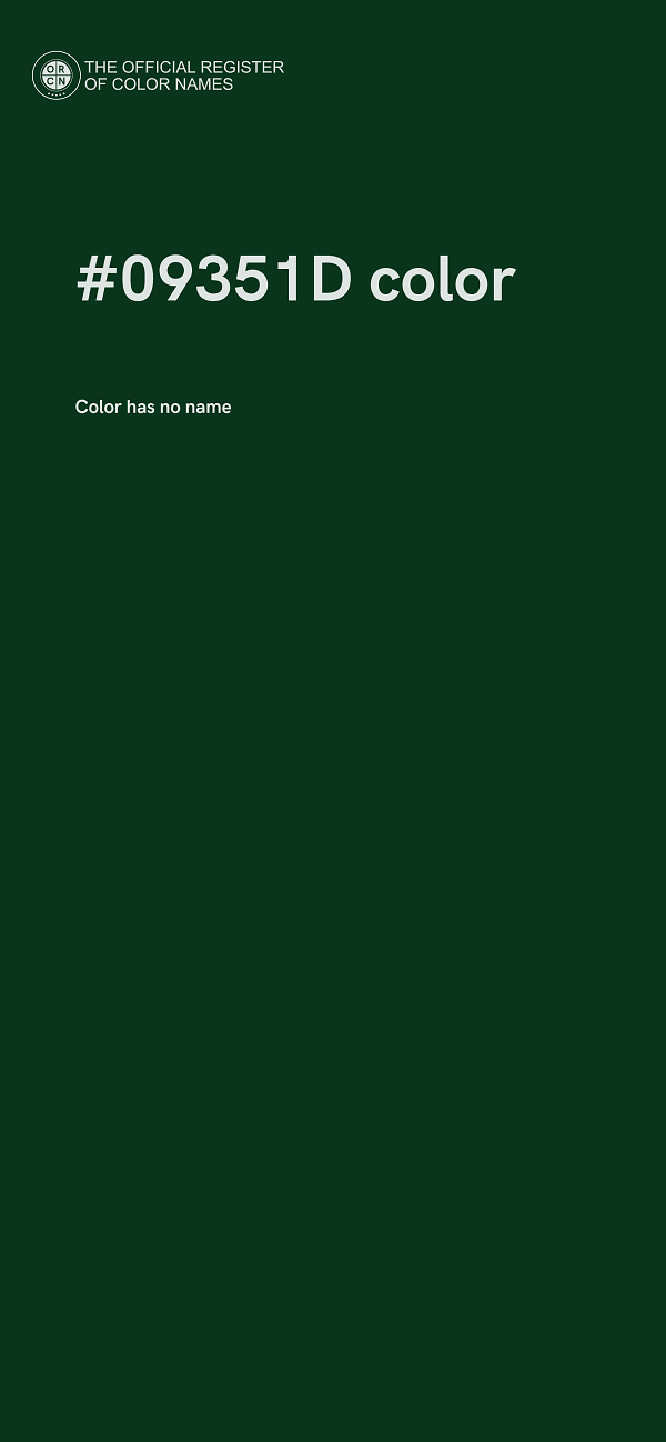 #09351D color image