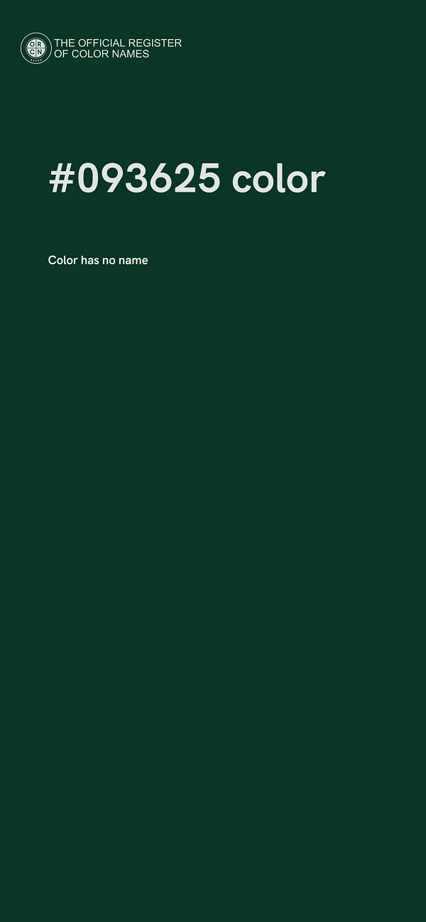 #093625 color image