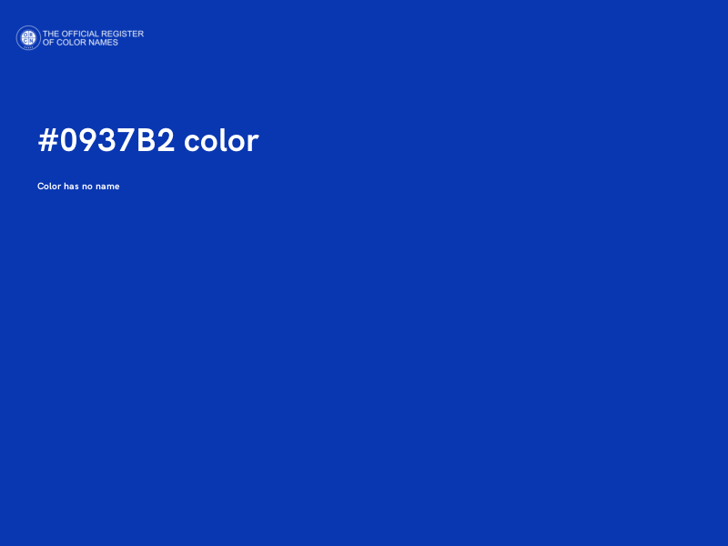#0937B2 color image
