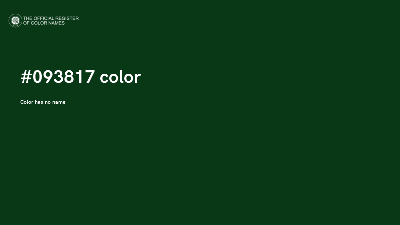 #093817 color image