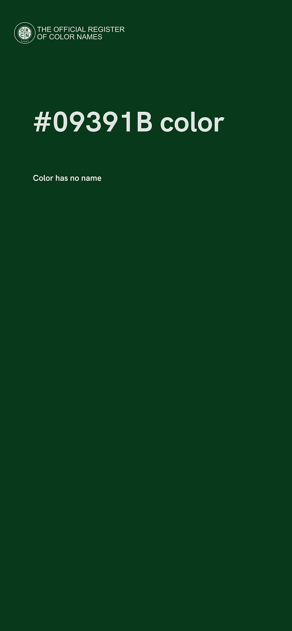 #09391B color image