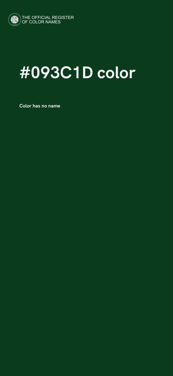 #093C1D color image