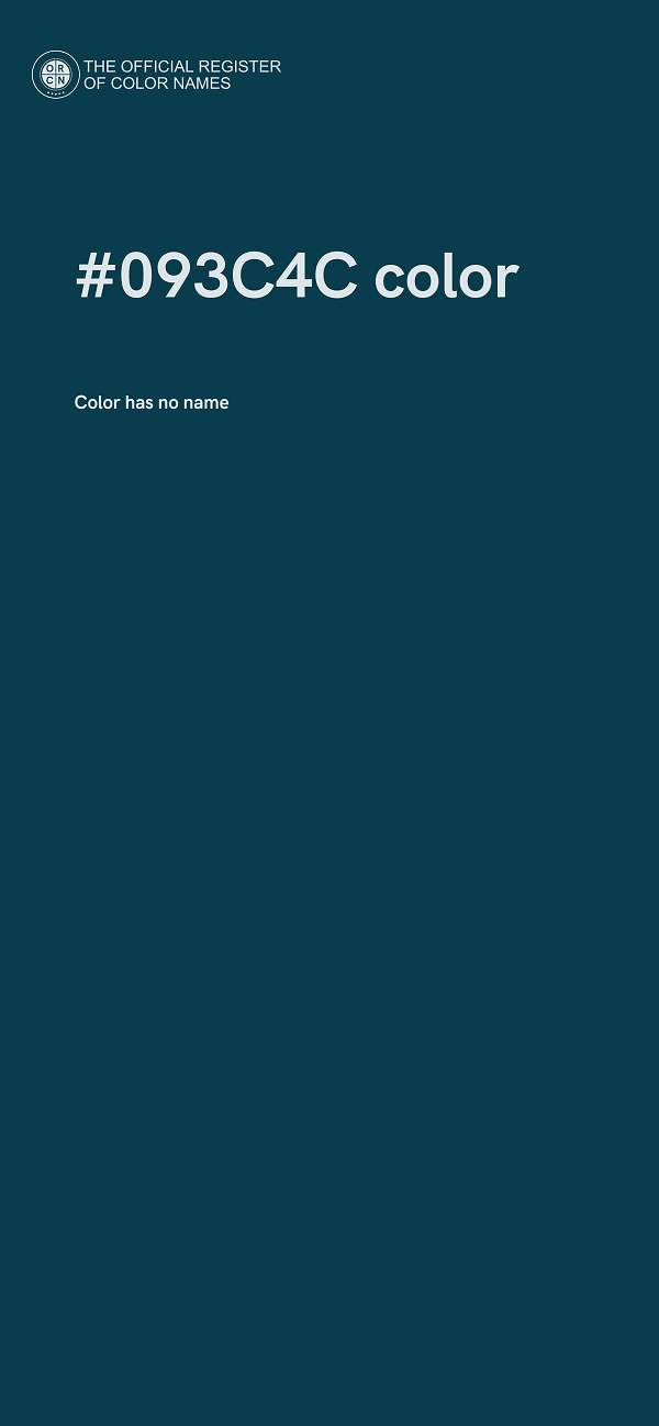 #093C4C color image