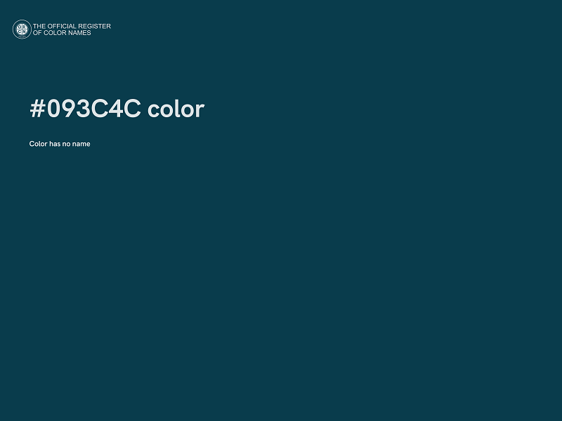 #093C4C color image