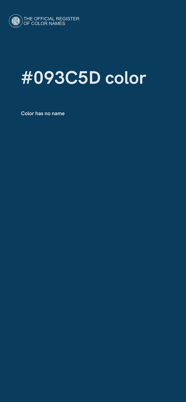 #093C5D color image