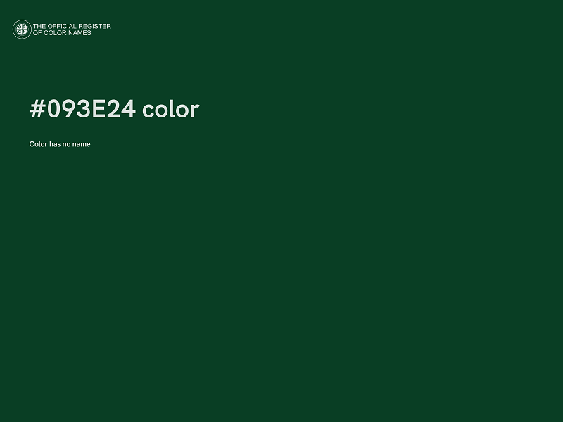 #093E24 color image