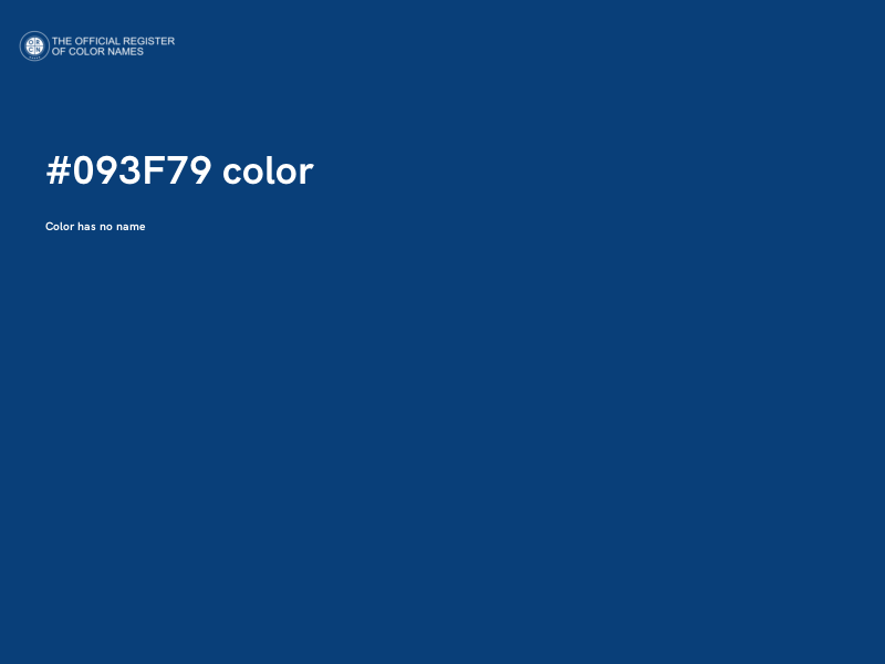 #093F79 color image