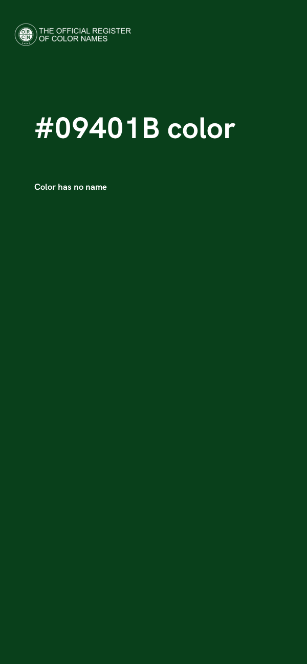 #09401B color image