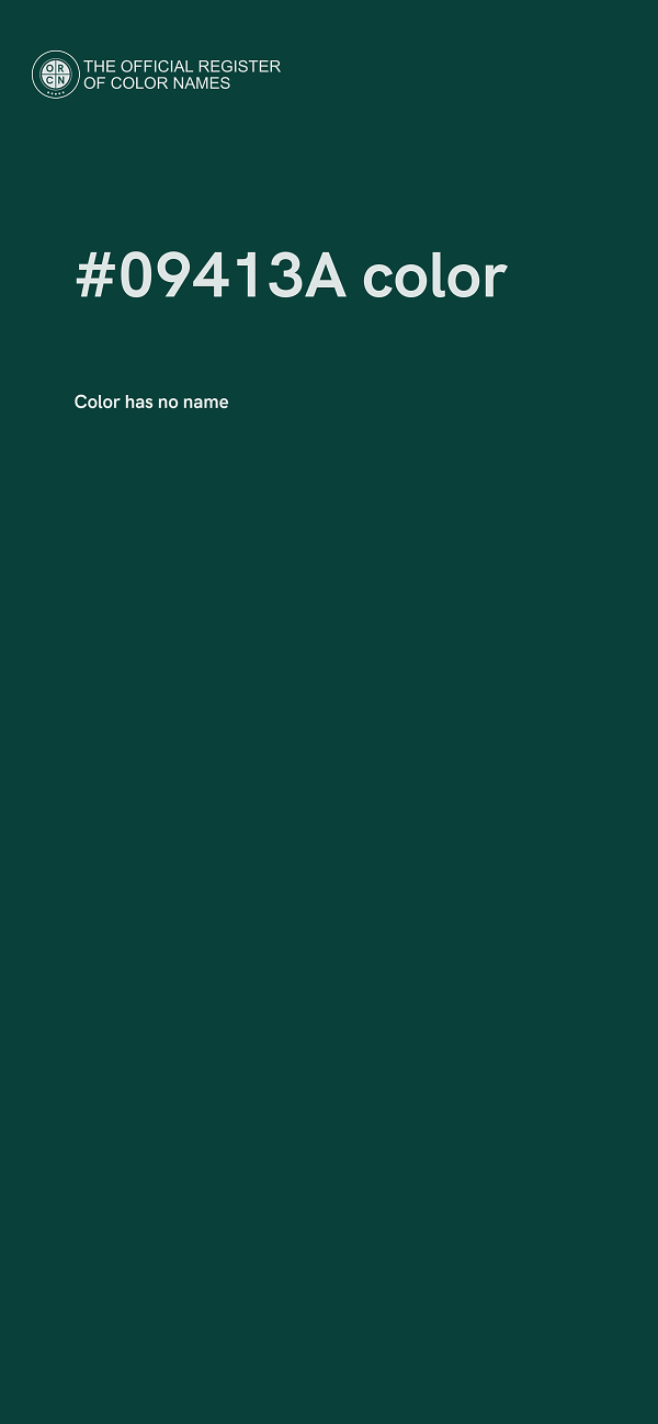 #09413A color image