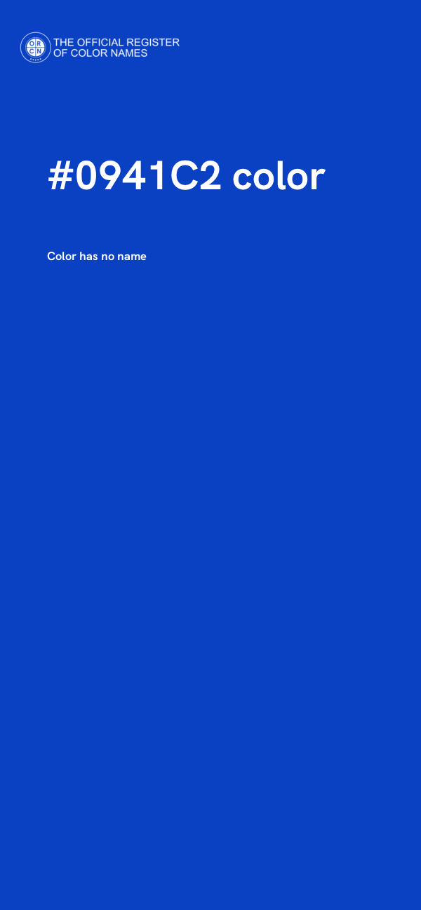 #0941C2 color image