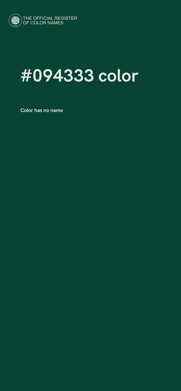 #094333 color image