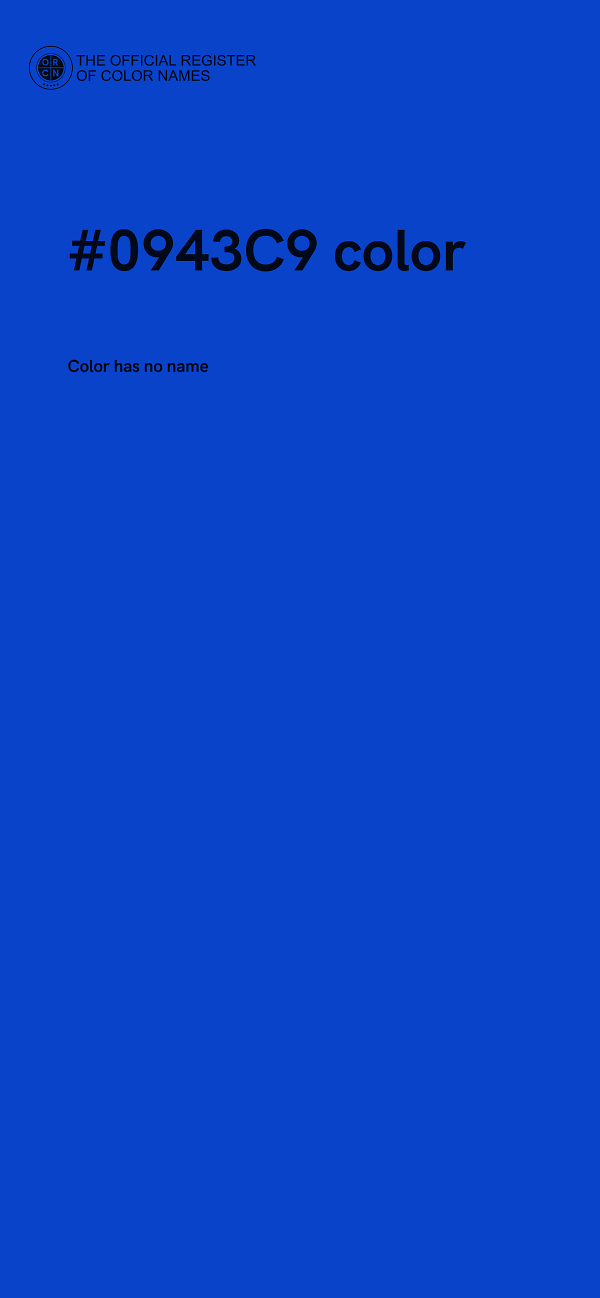 #0943C9 color image