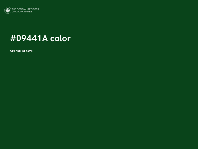 #09441A color image