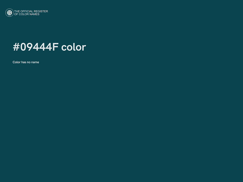 #09444F color image