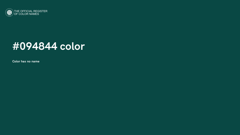 #094844 color image