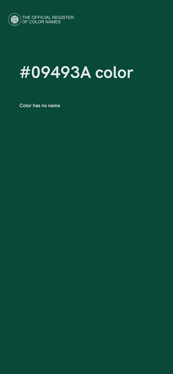 #09493A color image