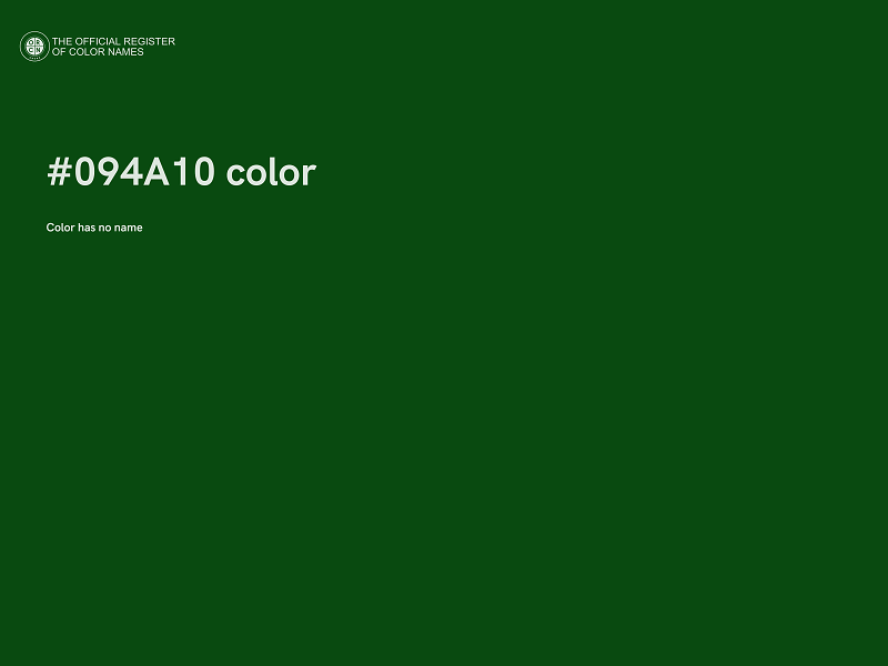#094A10 color image