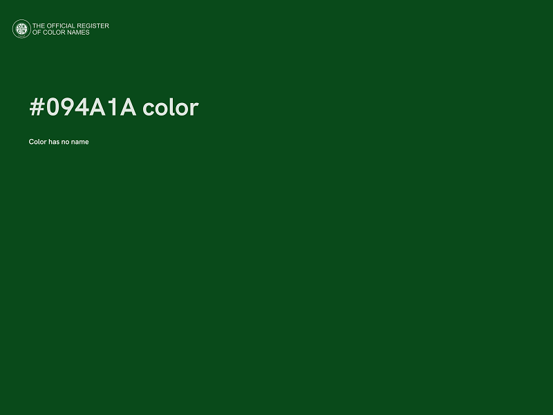 #094A1A color image