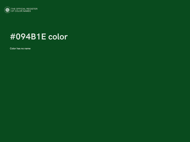 #094B1E color image