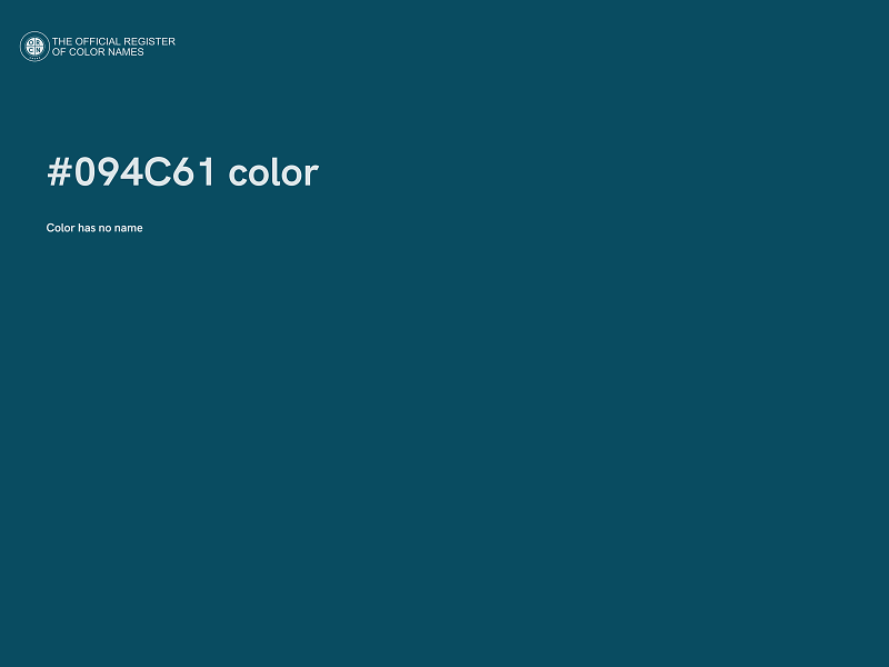 #094C61 color image