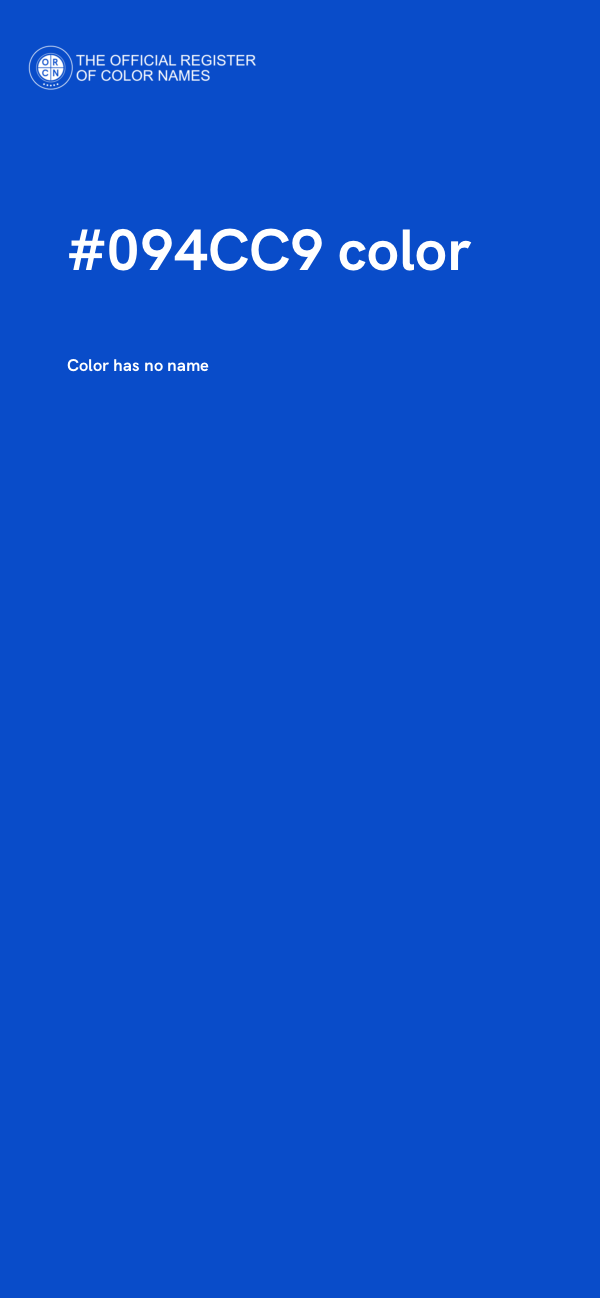 #094CC9 color image