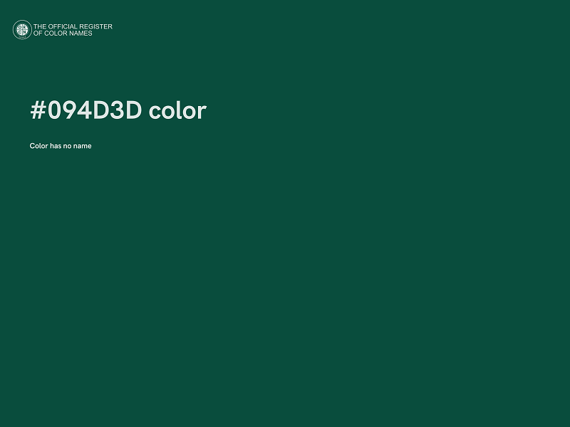 #094D3D color image