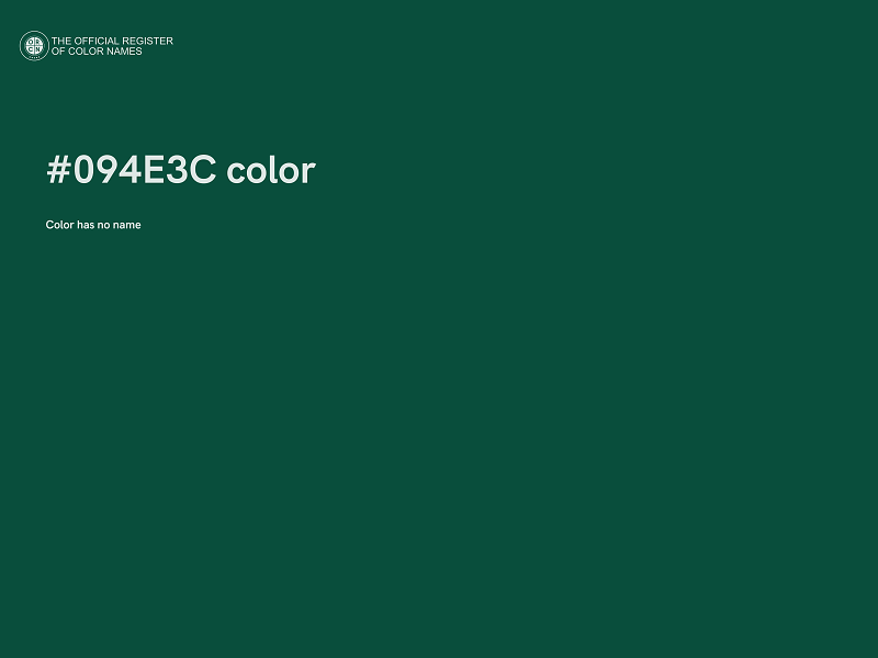 #094E3C color image