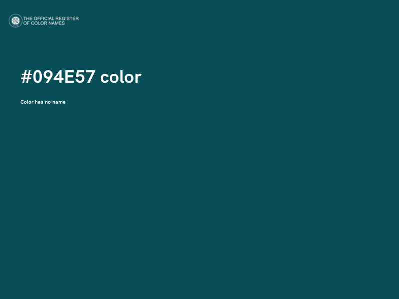 #094E57 color image