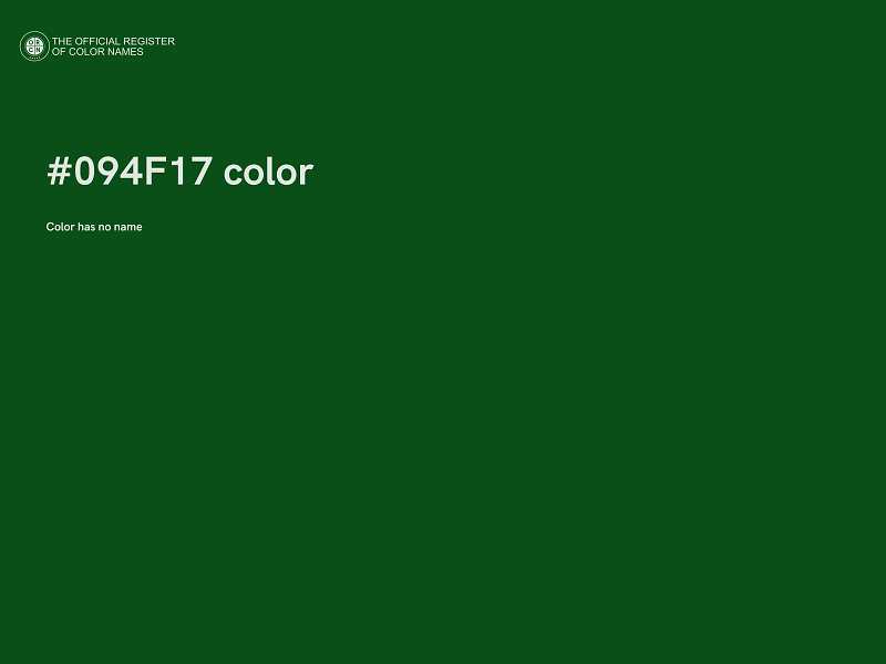 #094F17 color image