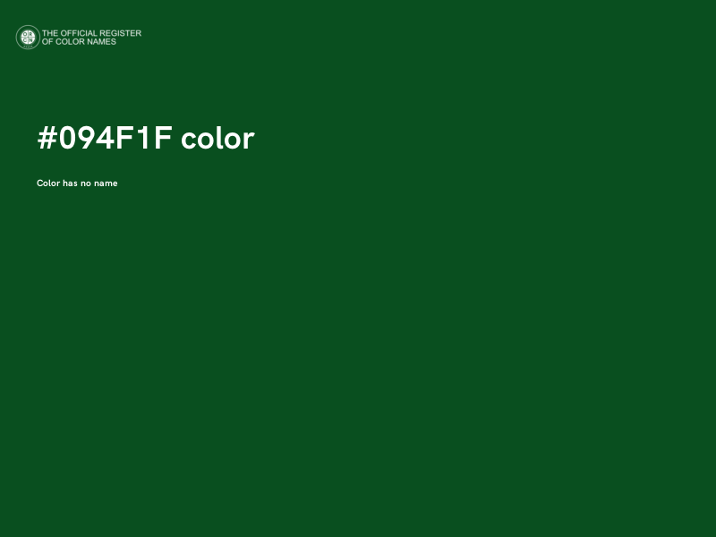 #094F1F color image