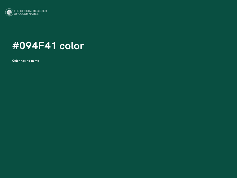 #094F41 color image