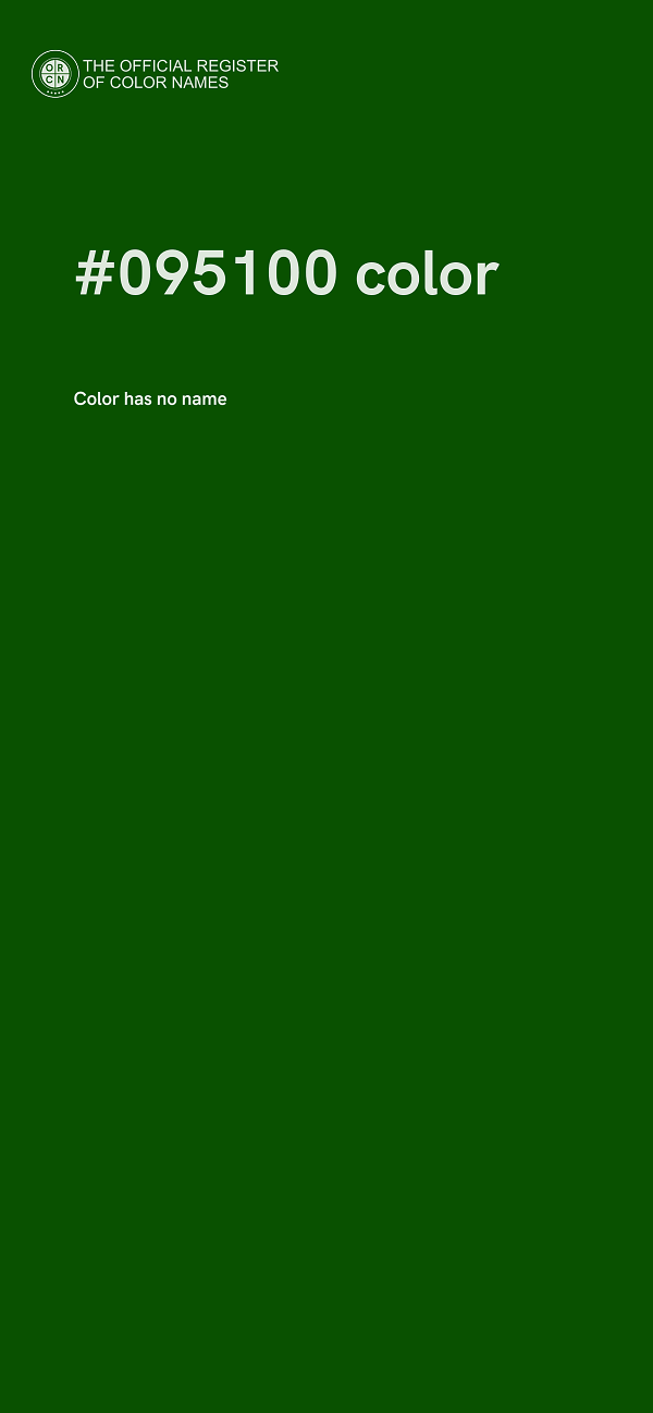 #095100 color image