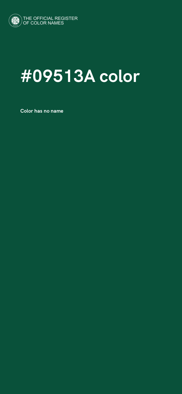 #09513A color image