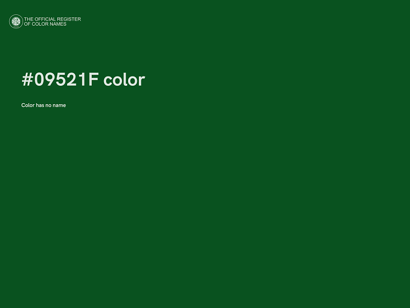 #09521F color image