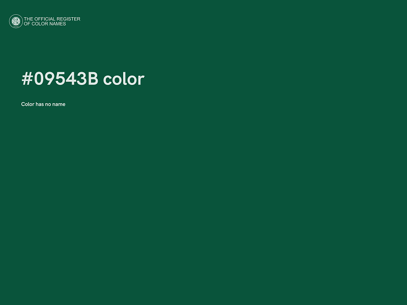 #09543B color image
