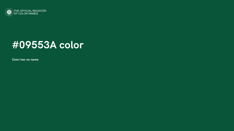 #09553A color image
