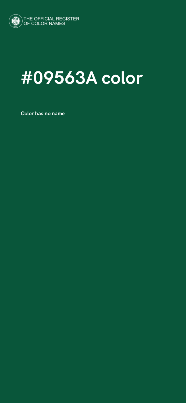 #09563A color image