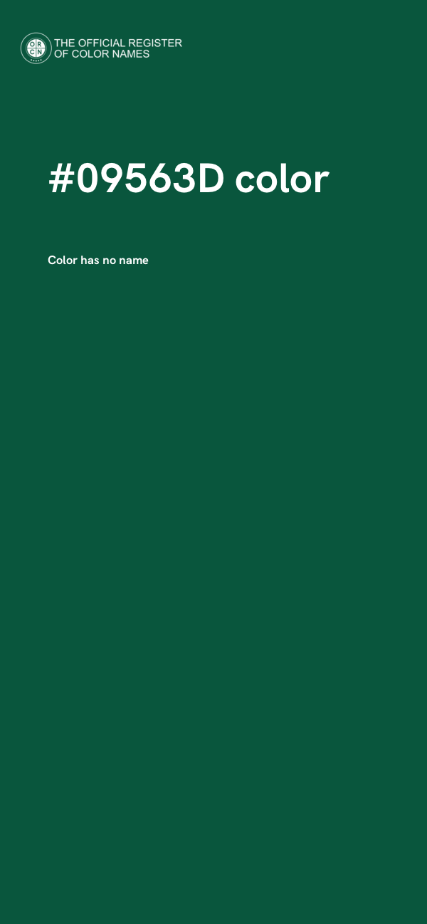 #09563D color image