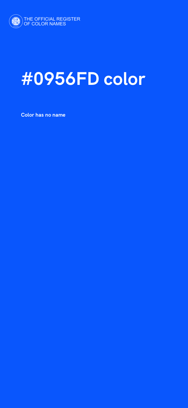 #0956FD color image