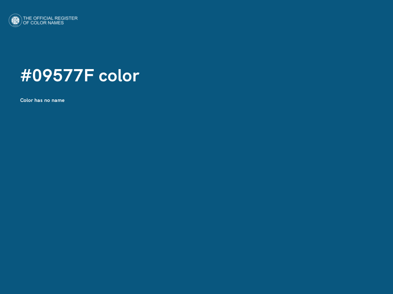 #09577F color image