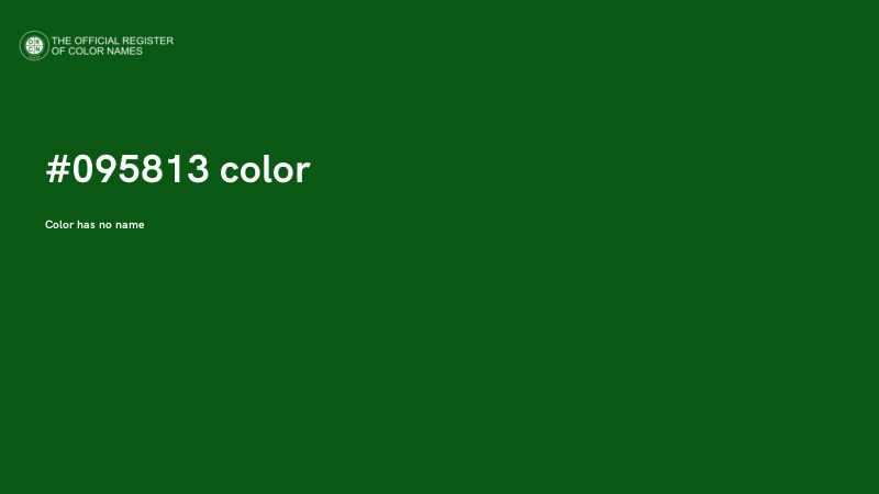 #095813 color image