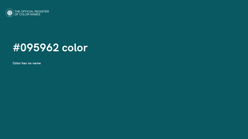 #095962 color image