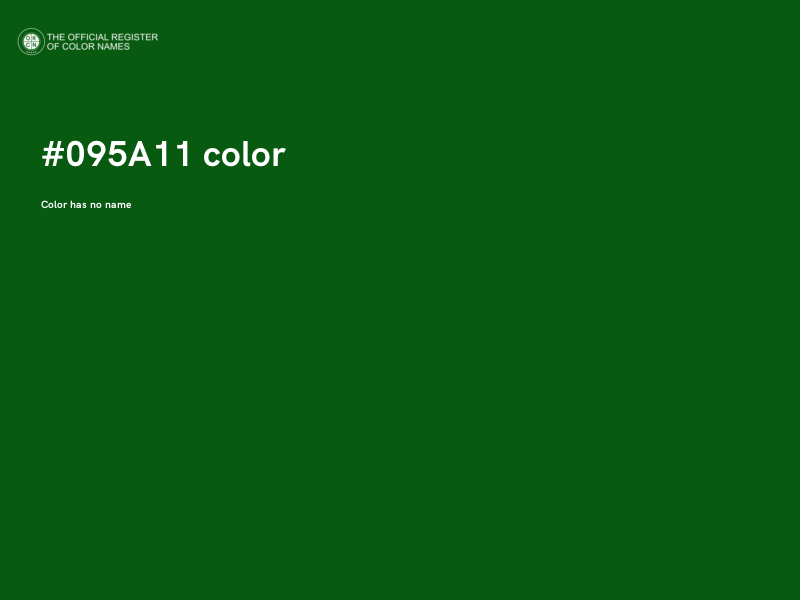 #095A11 color image